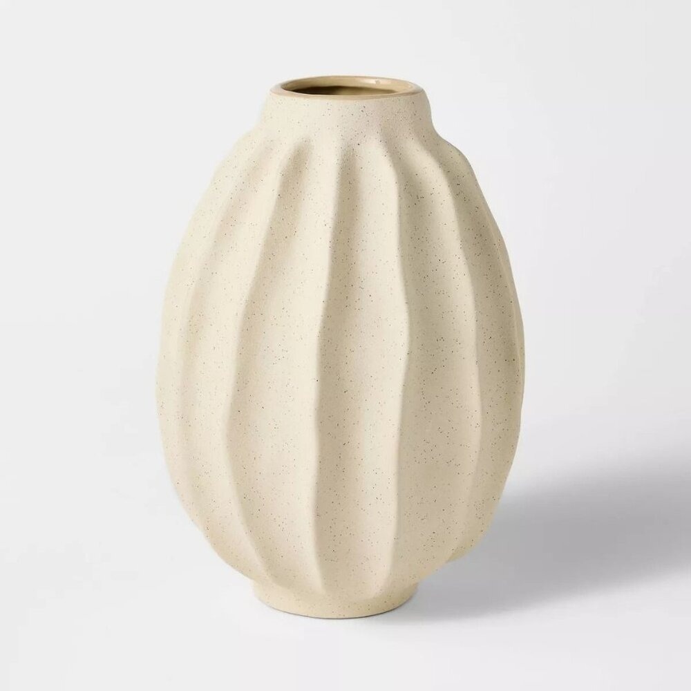 Tall‎ Wavy Ceramic Vase - Threshold Studio McGee, Target Spring 2025